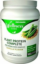 Life Extension Plant Protein Complete and Amino Acid Complex, Vanilla Fl... - $40.07