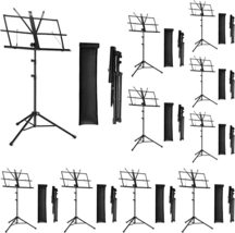 5 Core 10Pieces Music Stand for Sheet Music Folding Portable Stands Light Weight - £63.92 GBP