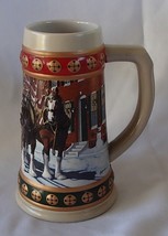 Budweiser Hometown Holiday Beer Stein 1993-1994 Limited Edition Mug Collectors  - £19.98 GBP
