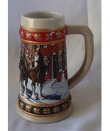 Budweiser Hometown Holiday Beer Stein 1993-1994 Limited Edition Mug Coll... - £20.04 GBP