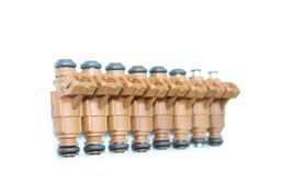 06-08 MERCEDES-BENZ R500 FUEL INJECTORS SET OF 8 Q5750 image 9