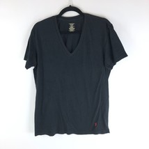 Polo Ralph Lauren Mens T Shirt V Neck Short Sleeve Black M - $9.74