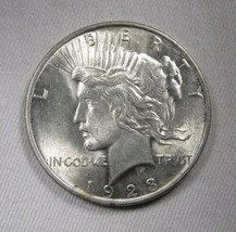 1923 Silver Peace Dollar CH UNC Coin AM827 - $68.31