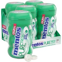 Mentos Pure Fresh Sugar-Free Chewing Gum with Xylitol, Spearmint, 50 Piece - £17.55 GBP