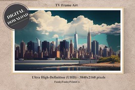 Samsung FRAME TV Art - Skyline of New York City by Day, 4K | Digital Download - £2.74 GBP