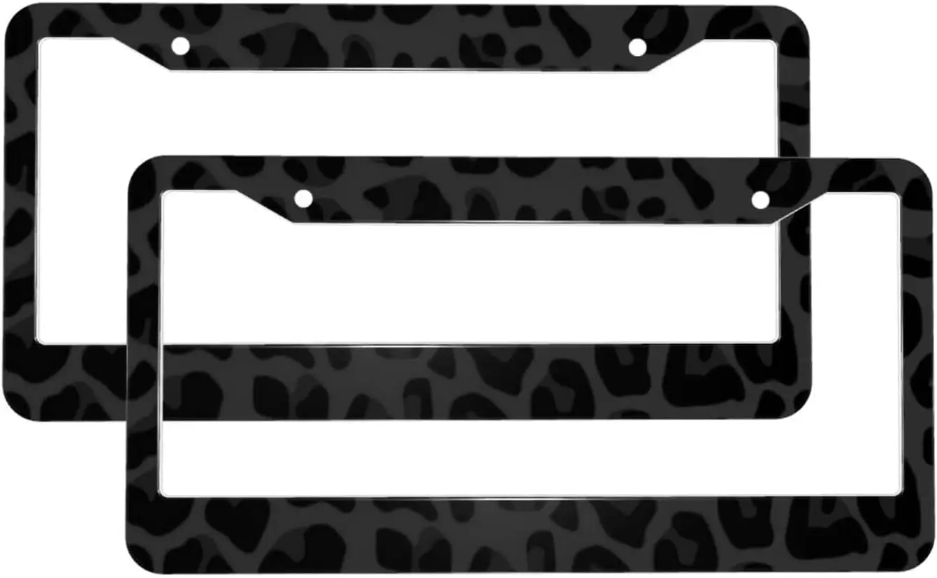 Ck leopard pattern car license plate frame 2 pack license plate holder with 2 holes car thumb200