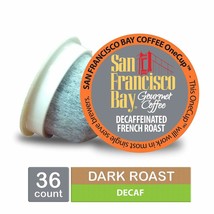 San Francisco Bay OneCup DECAF French Roast Coffee 36 to 180 Keurig K cup Pods  - £30.27 GBP+