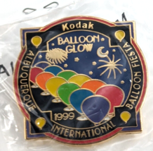 1999 Balloon Glow Albuquerque Int&#39;l Balloon Fiesta Enamel Pin Hot Air Ba... - £10.55 GBP