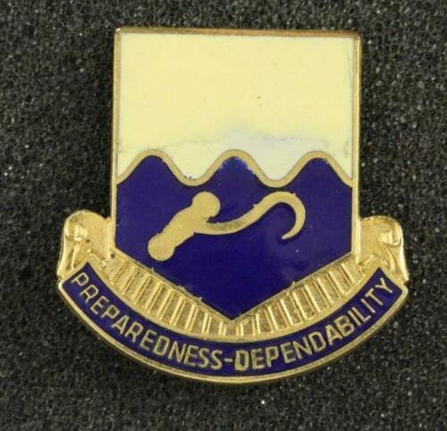 Vintage US Military Army DUI Unit Insignia Pin 11th Transportation Batta... - $8.33