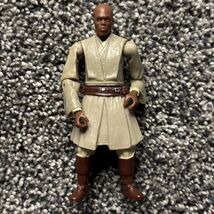 2004 Hasbro Star Wars Mace Windu ROTS 3.75&quot; Action Figure - MOTION WORKS - $7.95