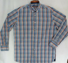 Luchiano Viscount Men&#39;s Size 2XL Long Sleeve Button Dress Shirt Carrier ... - £8.34 GBP