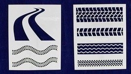 Tire Tread Stencils-8&quot; X 10&quot; -2 Pieces of 14 Mil Mylar - Painting /Craft... - $26.16