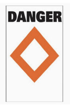 Taylor Made 46183 Sur-Mark 24&quot; L x 13&quot; W “Danger”2 Buoy Labels-NEW-SHIPS... - $74.13