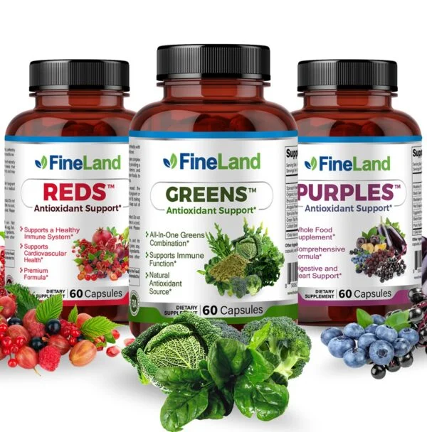 Reds 60 caps – Greens 60 caps – Purples 60 caps - $1,550.07 MXN