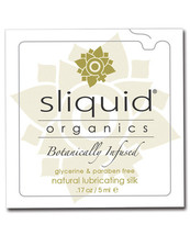 Sliquid Organics Silk Lubricant - .17 Oz Pillow - $10.99