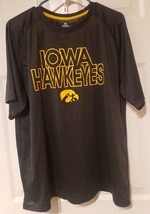 Iowa Hawkeyes 100% Polyester Performance Material T-Shirt XL Men&#39;s XL (46-48) - £10.68 GBP