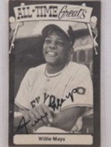 Willie Mays Autographed Vintage All-Time Greats Baseball Card - New York... - £159.66 GBP