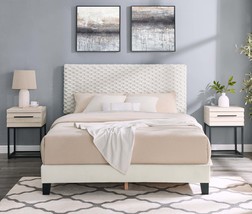 Findlay Full 3-Piece Plush Upholstered Bedroom Set with Nightstands - $479.99