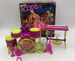 Barbie &amp; the Rockers Live Concert Instruments Playset 1986 COMPLETE - $42.70