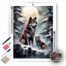 Moon Wolf - Diamond Painting Kit - £15.86 GBP+