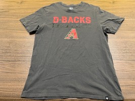 Arizona Diamondbacks Men’s Gray MLB Baseball T-Shirt - ‘47 Brand - Large - £9.24 GBP