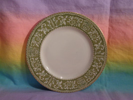 Sone China 6&quot; Replacement Bread Plate In The Bounty Green #2468 Pattern ... - $4.83