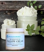 Whipped Tallow - Unscented Face, Body Butter Skin Cream, 100% Organic, Glass Jar - $17.96 - $26.00