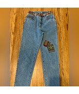 VTG 90s The Limited Jeans 10 Patchwork High Rise Straight Leg Medieval S... - $281.68 MXN