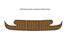 1997 Rinker Captiva 232 Swim Platform Step Pad Boat EVA Foam Teak Deck F... - £231.32 GBP