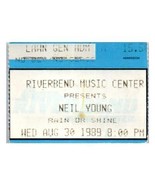 Neil Jeune Concert Ticket Stub August 30 1989 Cincinnati Ohio - £40.44 GBP