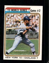 1974 Topps #473 World Series Game 2 Ex Mets Hof *X99309 - £9.06 GBP