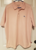 Men&#39;s Tommy Bahama Island Zone Supima Polo Size Large Pink - £12.94 GBP