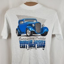 Vintage Jaycees Car &amp; Truck Show 1988 T-Shirt Small Single Stitch Deadstock 80s - £23.67 GBP