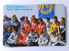 Ayrton Senna ~ Portugal Gp 84 ✱ Rare Vintage F1 Formula 1 Pocket Calendar 1985 - £42.71 GBP