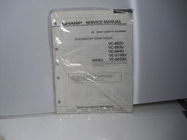 Sharp VC-682U 684U Original Technical Manual  only   few   pages - £1.54 GBP