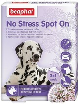 Genuine Beaphar Natural No Stress Dog Spot On 3 x 0.7 ml Calm dogs puppy BIO NEW - £21.30 GBP