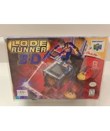 Nintendo 64 N64 Lode Runner 3d  CIB COMPLETE in box Satisfaction Guarantee! - £58.93 GBP