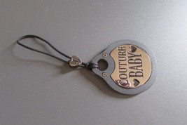 Juicy Couture Purse Charm Key fob Couture Baby Love G&amp;P Vintage - £14.32 GBP