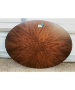 1982 Oval Wood Veneers Table Top  28 .5 x 38.5 x 3/4&quot; - £58.49 GBP