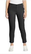 Eddie Bauer Womens Pants Black Stretch Pockets UPF 50+ Moisture-Shedding... - $42.99