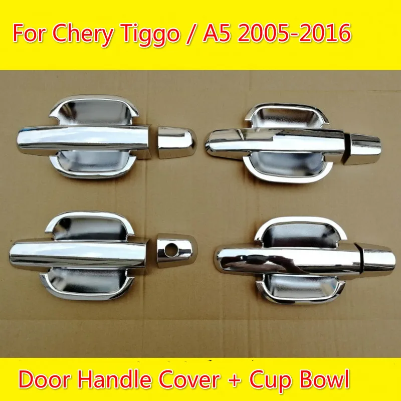 FUNDUOO For Chery Tiggo Chery A5 2005 2006-2016 New Chrome Car Door Handle Cover - £89.80 GBP