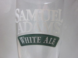 SAMUEL ADAMS WHITE ALE Logo Tall Pilsner Glass - $3.99