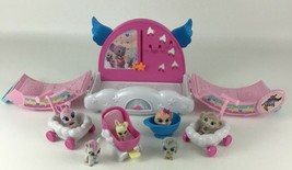 Disney Junior T.O.T.S. Nursery Bath Station Playset Stroller Figures 11pc Lot  - $34.60
