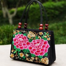 Rose Double-Sided Embroidery Handbags - £27.37 GBP