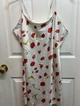 Parade Dress Slip Strawberries Size XL Recycled Poly Good Condition RN 1... - $14.49