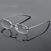 Gafas Lectura Para Hombre Mujers Sin Marco Lentes Redondas Sin Montura P... - £26.96 GBP