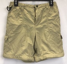 Magellan Sportswear Womens Size S Small Beige Nylon Cargo Shorts - £10.95 GBP