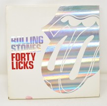 Forty Licks Collectors Edition By The Rolling Stones 2 CD Box Set Poster &amp; Guide - £27.09 GBP