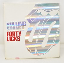 Forty Licks Collectors Edition By The Rolling Stones 2 CD Box Set Poster &amp; Guide - £27.25 GBP