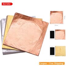 Elegant 300pc Gold Leaf Foil Set for DIY Crafting, Nail Art &amp; Home Decor... - $26.68